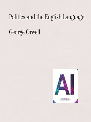 cover image of Politics and the English Language